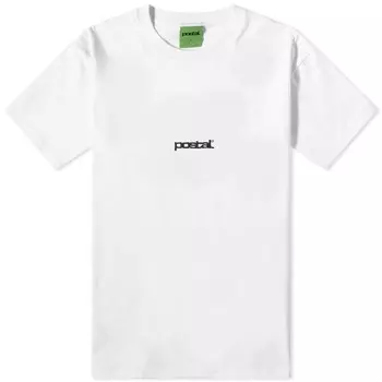 Мини-футболка с логотипом Postal, белый