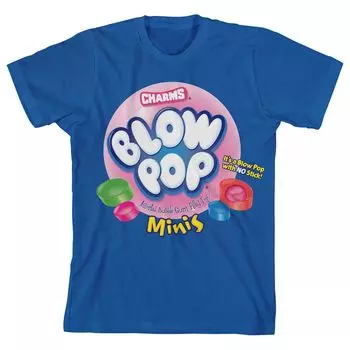 Мини-футболка с рисунком Charms Blow Pop для мальчиков 8–20 лет Licensed Character