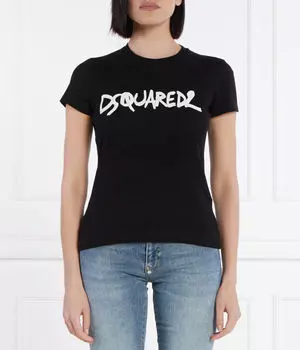 Мини-Футболка Slim Fit Dsquared2, черный