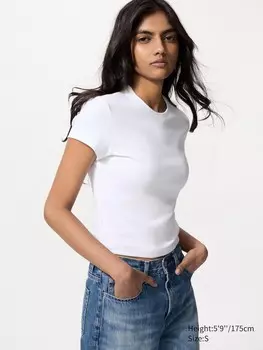Мини футболка Uniqlo, цвет 00 белый