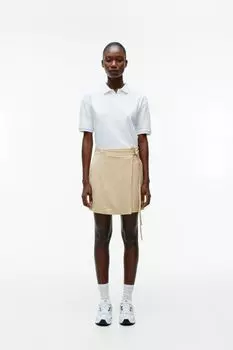 Мини-Юбка Arket, бежевый