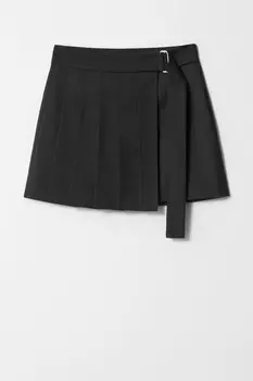 Мини-Юбка-Бандаж со складками & Other Stories, черный