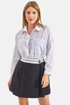 Мини-Юбка Bianco_Lucci, синий