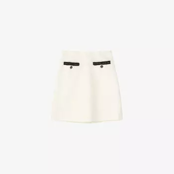 Мини-Юбка Charlie из твида трапециевидного силуэта Lk Bennett, бежевый