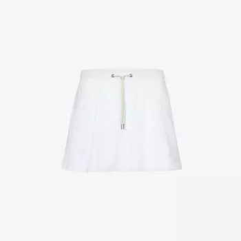 Мини-Юбка Clementine классического кроя из переработанного полиэстера с эластичной резинкой на талии Vuori, белый