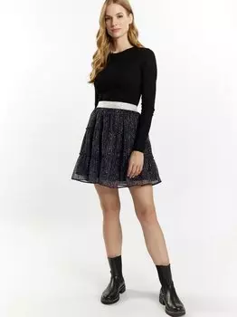 Мини-Юбка Dreimaster, черный