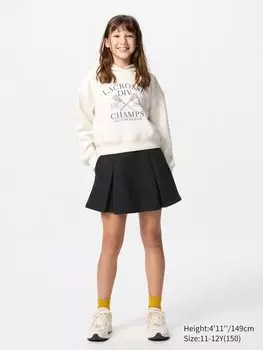 Мини-Юбка dry sweat Uniqlo, цвет 09 черный