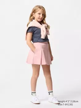 Мини-Юбка dry sweat Uniqlo, цвет 11 розовый