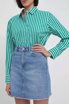 МИНИ-ЮБКА джинсовая юбка HW Pepe Jeans, синий