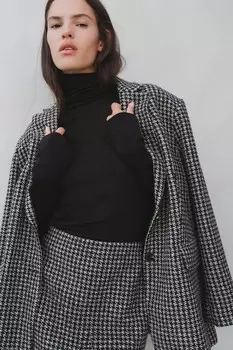 Мини-Юбка H&M, черный