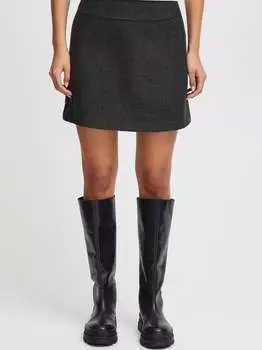 Мини-Юбка ihwooly Ichi, серый