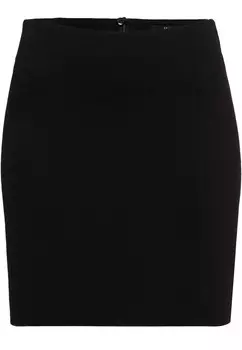 Мини-Юбка из джерси Zero, черный