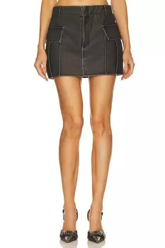 Мини-Юбка из искусственной кожи Blanknyc, цвет on track