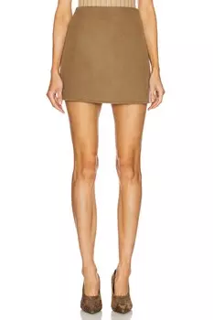 Мини-Юбка из шерсти от марианны милли L'Academie, зеленый