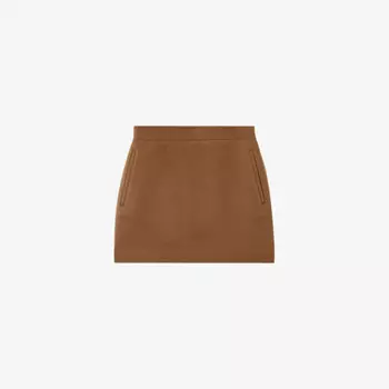 Мини-Юбка из шерсти Reiss x atelier blake Reiss, коричневый