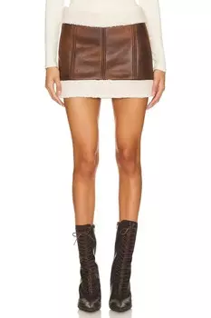 Мини-Юбка луанн Lovers And Friends, цвет walnut