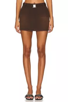Мини-Юбка marquise средней посадки Ser.O.Ya, коричневый