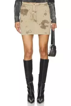 Мини-Юбка Marrknull, коричневый