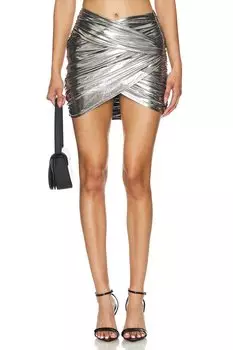 Мини-Юбка милана Nbd, серебряный