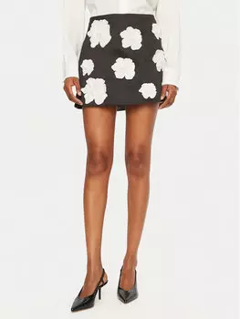 Мини-Юбка обычного кроя 113238100 Rotate, черный