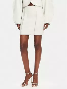 Мини-Юбка обычного кроя 1136773042 Rotate, экрю