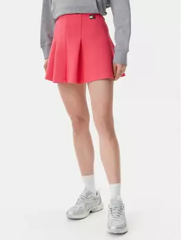 Мини-Юбка обычного кроя Badge DW0DW20268 Tommy Jeans, розовый