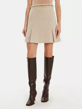 Мини-Юбка обычного кроя Helene 4BGD08 7186A Marciano Guess, бежевый