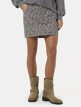 Мини-Юбка обычного кроя Jill 27033161 Noisy May, бежевый