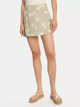 Мини-Юбка обычного кроя Reform 23B141501 Rvca, зеленый