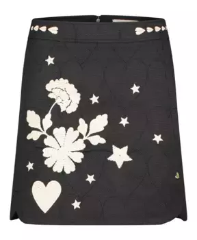 Мини Юбка с деталями Fabienne Chapot, черный