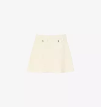 Мини-Юбка с карманами-клапанами Sandro, цвет naturels