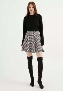 Мини-Юбка с мотивами Tbn, черный