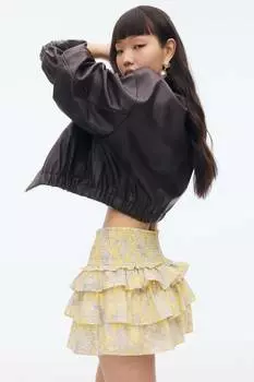 Мини-Юбка с ярусами H&M, мультиколор
