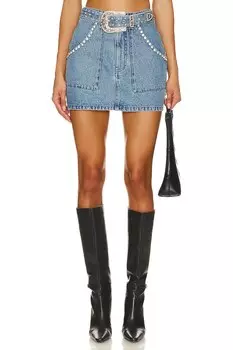 Мини-Юбка шанайя Show Me Your Mumu, индиго