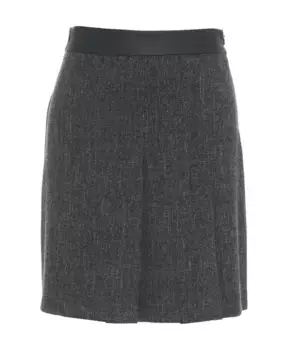 Мини Юбка со складками Kaos, черный