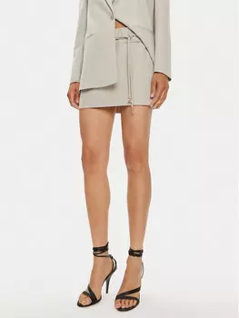 Мини-Юбка стандартного кроя Patrizia Pepe, серый