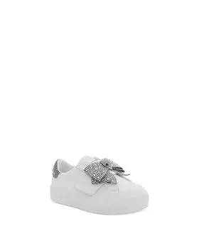 Мини-кеды Laney с бантом для девочек KURT GEIGER LONDON, цвет White