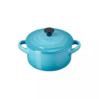 Мини-кокотница из керамогранита Le Creuset, светло-голубой