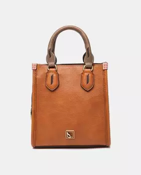 Мини-коричневая сумочка с несколькими ручками Abbacino, коричневый