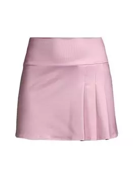 Мини-короткие теннисные шорты со складками Plum & Soft Berry K-Swiss