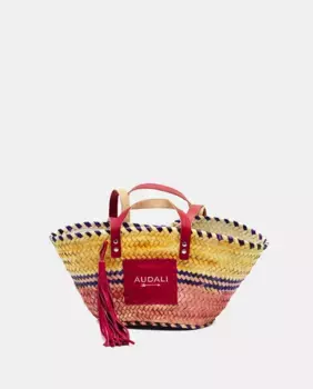 Мини-корзина, натуральные волокна Audali, бордовый