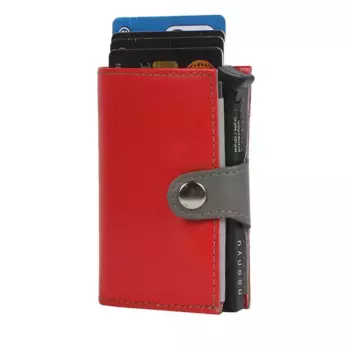 Мини-кошелек 7clouds "единый брезент noonyu", кошелек для кредитных карт из переработанного брезента, красный