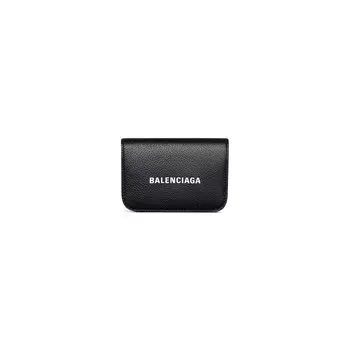 Мини-кошелек для наличных BALENCIAGA, черный/белый