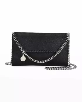 Мини-кошелек Falabella Shaggy Deer на цепочке Stella McCartney