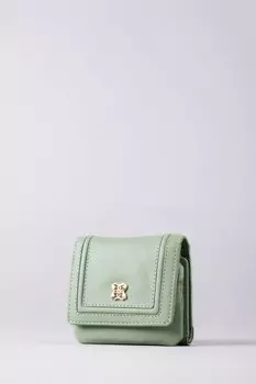 Мини-Кошелек Icon с клапаном Lakeland Leather, зеленый