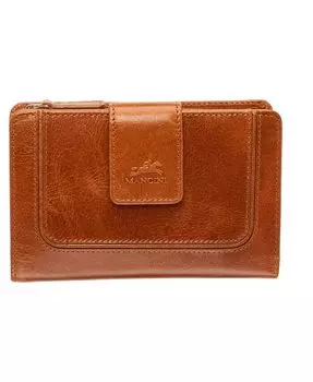 Мини-кошелек-клатч South Beach RFID Secure Mancini, бежевый