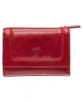 Мини-кошелек-клатч South Beach RFID Secure Mancini, красный