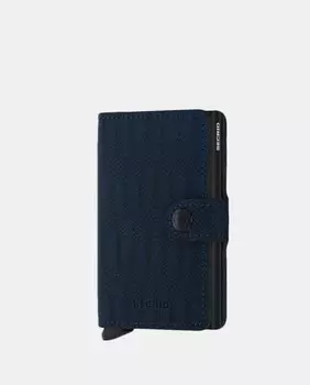 Мини-кошелек Secrid из кожи темно-синего цвета с защитой от краж и дополнительным отделением для карт Secrid, темно-синий