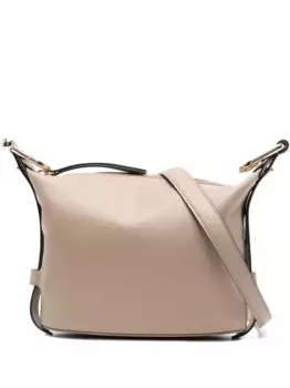 Мини-кожаная сумка через плечо Nuvola Furla, нейтральный
