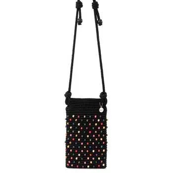 Мини-кроссбоди Josie The Sak, цвет Hand Crochet - Black Multi Beads